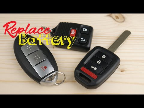 How To Replace Install Battery Car Key Fob Remote Easy Simple