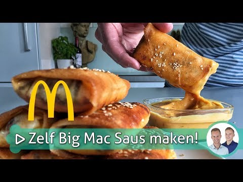 Zelf Big Mac Saus maken (+ SNEAKPREVIEW BIG MAC ROLLS!) | Koken & bakken met SterkInDeKeuken.nl