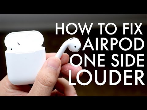 How To FIX AirPods One Side Louder Than The Other!